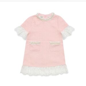 NEW Luxelim Eva Tweed Dress in Pink